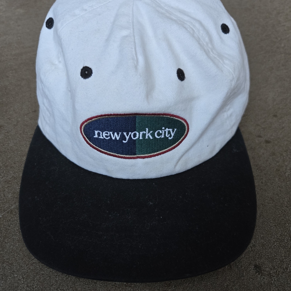 Cotton On White and Black Cap